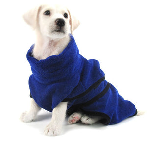 Pet Towel Dog Bathrobe Super Absorbent Pet Drying Towel Microfiber Dog Bath Towels Quick-Drying Cat Bath Towel Pet Cloak