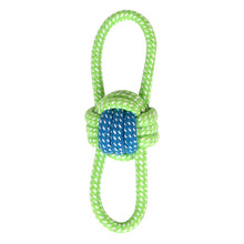 Load image into Gallery viewer, Dogs Chew Teeth Clean Toy Outdoor Traning Fun Playing Green Rope Ball Toy for Large Small Dog Cat Dog Supplier
