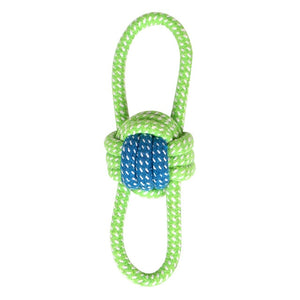 Dogs Chew Teeth Clean Toy Outdoor Traning Fun Playing Green Rope Ball Toy for Large Small Dog Cat Dog Supplier