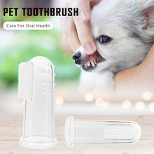 Load image into Gallery viewer, 1pc Soft Pet Finger Toothbrush Hot-sale Pet Teeth Cleaner Breath Fresher Teddy Dog Brush Bad Breath Pet Cleaning Healthcare Tool
